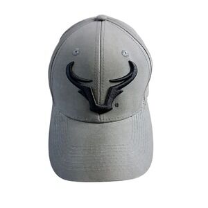 Jack Links TrueTimber Gray Baseball Cap Hat Feed Your Wild Side Bull Logo NWT